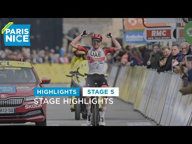 Stage Highlights - Stage 5 - #ParisNice2022