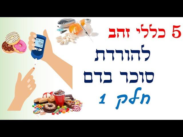 המדריך המלא למניעת סוכרת /  5 כללי זהב להורדת סוכר בדם !! חלק 1 | שי חורש נטורופת | מחלות כרוניות ,🩺