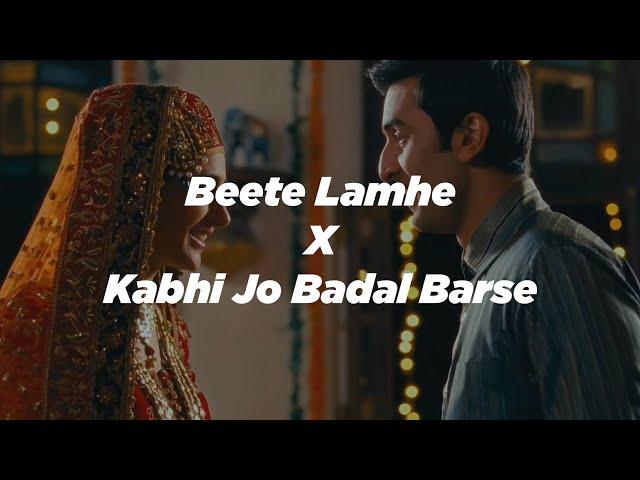 Beete Lamhe X Kabhi Jo Badal Barse(Synthwave) | KK | ROHAN | Indian Synthwave