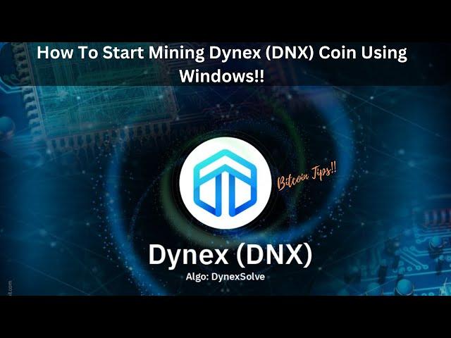 How To Start Mining Dynex (DNX) Coin Using Windows | 2024 Guide