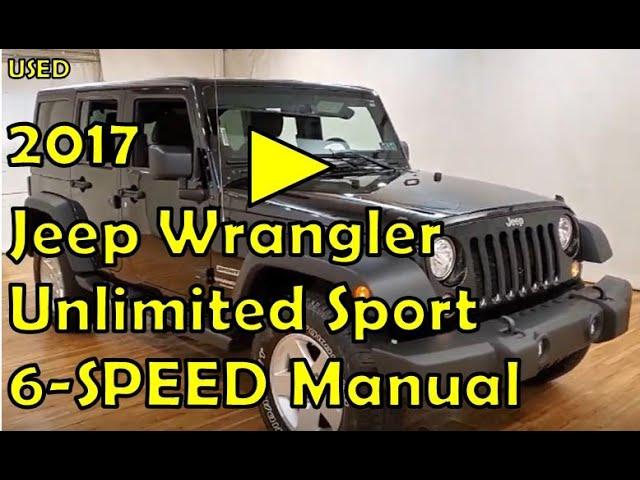 2017 | Jeep Wrangler Unlimited Sport 6-SPEED MANUAL | #Carsvision