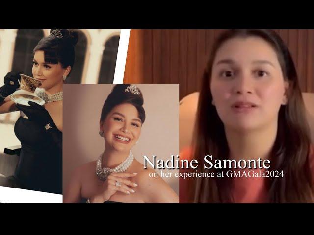 Nadine Samonte breaks silence on recent incident on #GMAGala2024