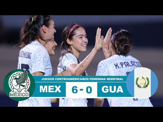 Mexico Femenil vs Guatemala 6-0 Resumen Goles 2023