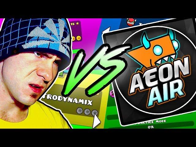 Geometry Dash // AeonAir vs EVW // ALL ROBTOP LEVELS IN A ROW