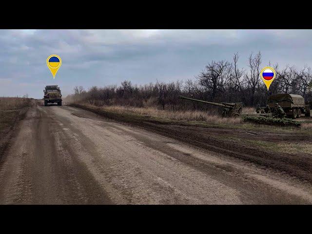 Russian Artillery Destroys Ukrainian BM-21 Grad Rocket Launcher