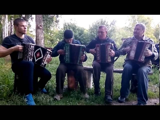 Марш 'Прощание Славянки' репетиция Княгининских гармонистов!