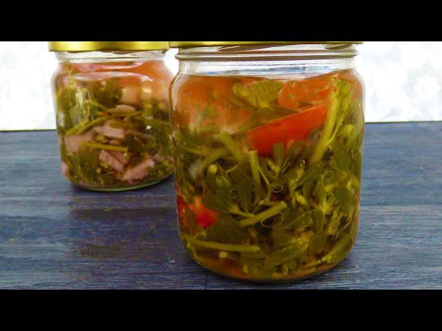 Pickles almost for free? Ferment purslane at home