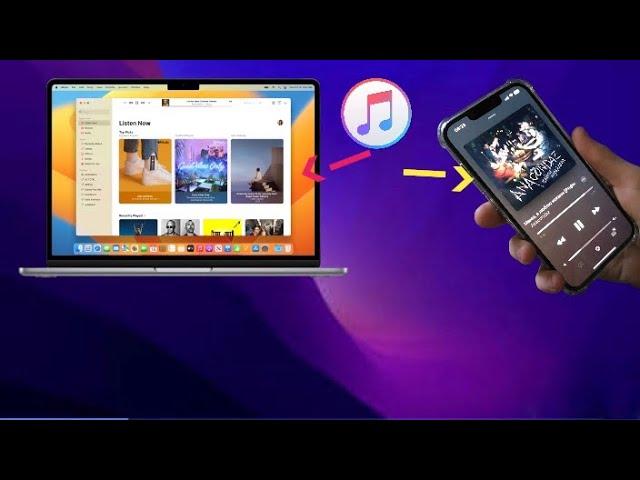 Как загрузить музыку на iPhone через iTunes ?