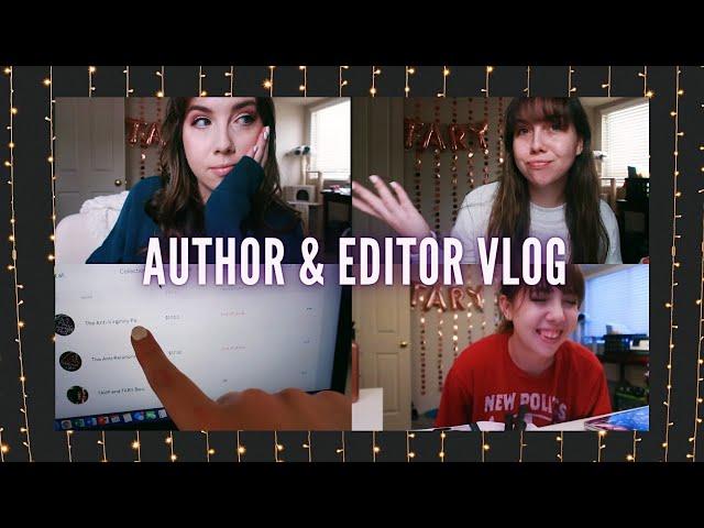 what a week in my life looks like these days // author and editor vlog