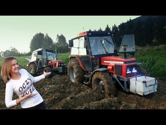 Wtopa roku ! "Agata, cos Ty narobiła ?!" - Zetor 7245, Zetor 6340E wyciąganie z bagna !