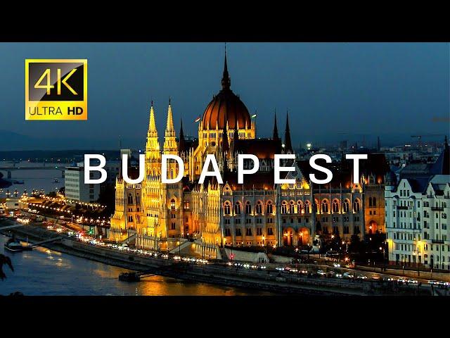 Budapest, Hungary  in 4K ULTRA HD 60FPS Video by Drone