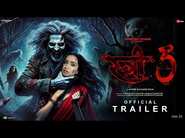 Stree 3 - Hindi Trailer | Shraddha Kapoor | Akshay Kumar | Rajkumar Rao | Varun Dhawan | Stree 2