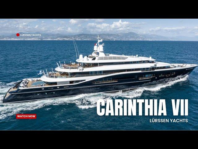 2023 Lürssen 97m CARINTHIA VII Iconic Luxury Refit Superyacht