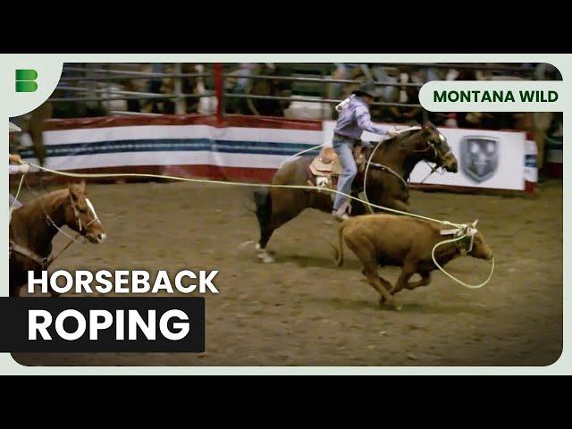 The Art of Horseback Roping - Montana Wild - Documentary