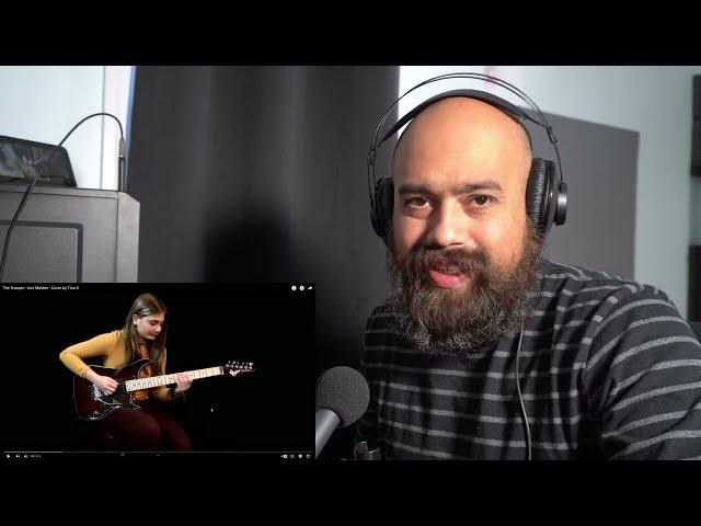 Tina S Reaction: Classical Guitarist react to The Trooper Iron Maiden Cover by Tina S