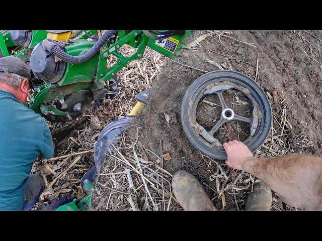 Planting till the wheels fall off!