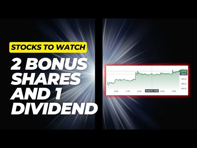 Top Stock Alerts | 2 Bonus Share Opportunities and 1 Dividend Payout in Focus