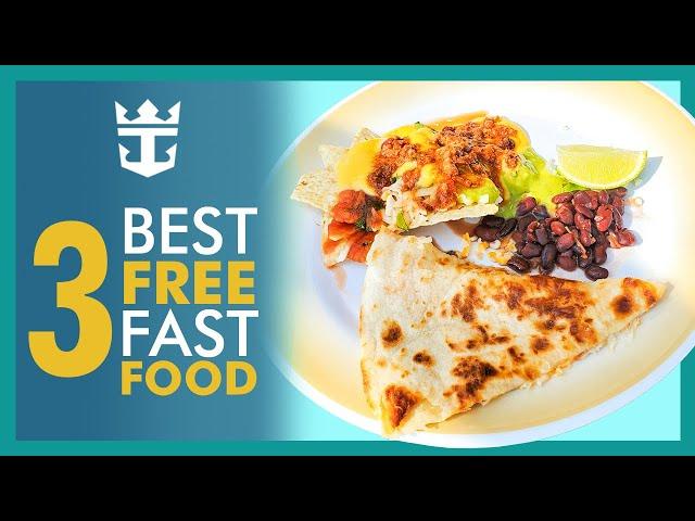 Harmony of the Seas Fast Food - BEST Pizza, Bratwurst and Tacos