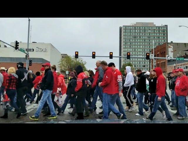 Husker Game Day - Downtown Lincoln Nebraska