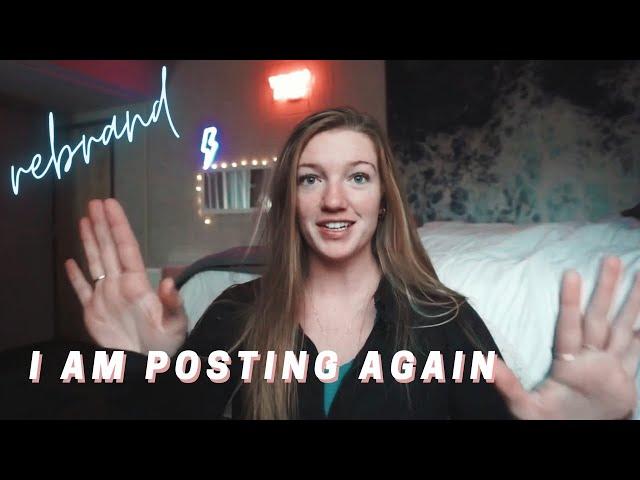 i’m back! why I stopped posting on YouTube & rebranding my content (focusing on business projects)