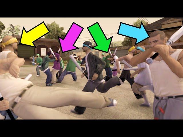 How the BIGGEST GANGFIGHT Looks Like (GTA San Andreas)