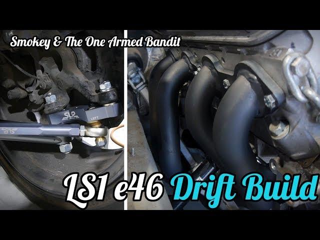 Headers & SLR Install - Ep4 'Smokey & The One Armed Bandit' LS1 E46 Drift Build.