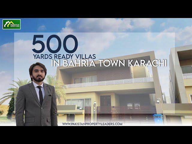 500 yards Ready Villas in Bahria Town Karachi