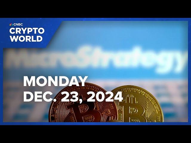 MicroStrategy shares slump on first day in the Nasdaq 100 index: CNBC Crypto World