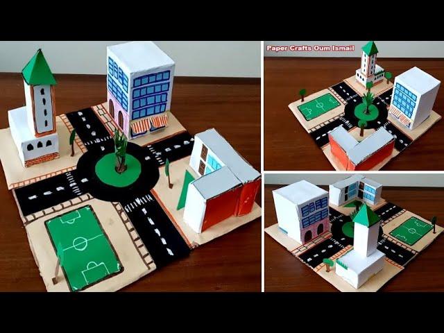 How to make a city model with cardboard