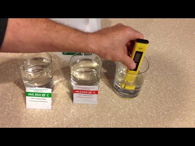 How To Use A Digital PH Meter Push Button Calibration - Standard Hydroponics