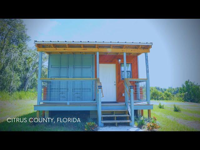 First Shipping Container Home Park in Citrus County, Florida