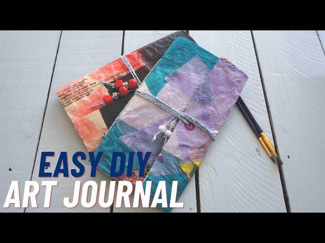 How to Make an Art Journal from Scratch - Even Beginners