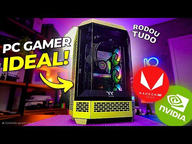 Montei o PC MELHOR GAMER IDEAL para 2025!!!  - RODA TUDO