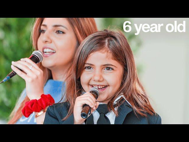 6 Year Old Sings for the FIRST TIME!