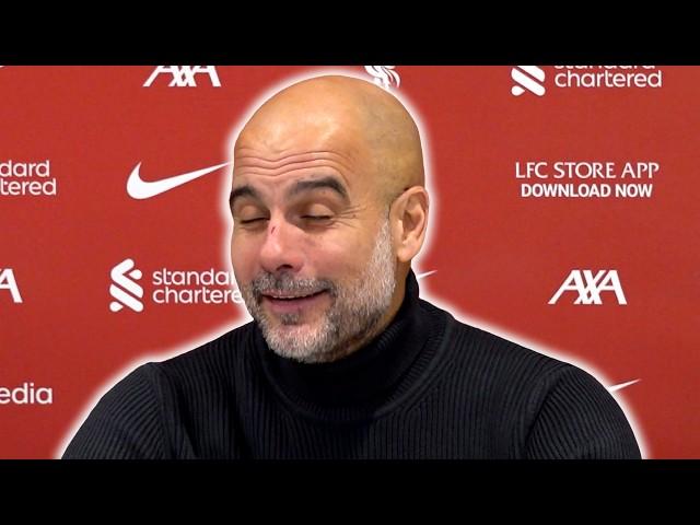 'I DIDN'T EXPECT Anfield to chant SACKED IN THE MORNING!' | Pep Guardiola | Liverpool 2-0 Man City