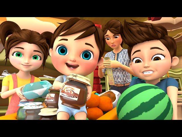 The Grocery Store + The BEST SONGS For Children - Banana Cartoon Original Songs [HD]