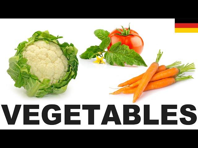 Lernen Sie englisch vokabeln - Gemüse 1 (Vegetables)