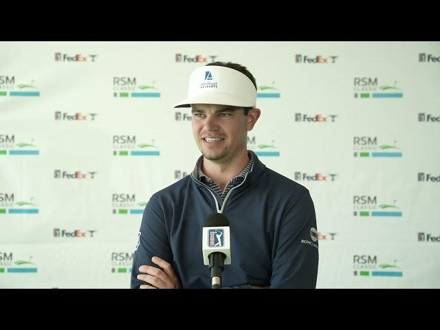 Beau Hossler Friday Flash Interview 2022 The RSM Classic · Round 2