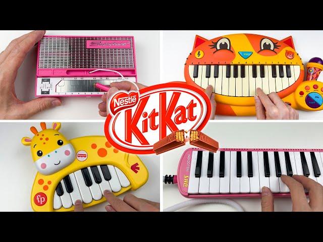 KitKat commercial jingle on cool different instruments