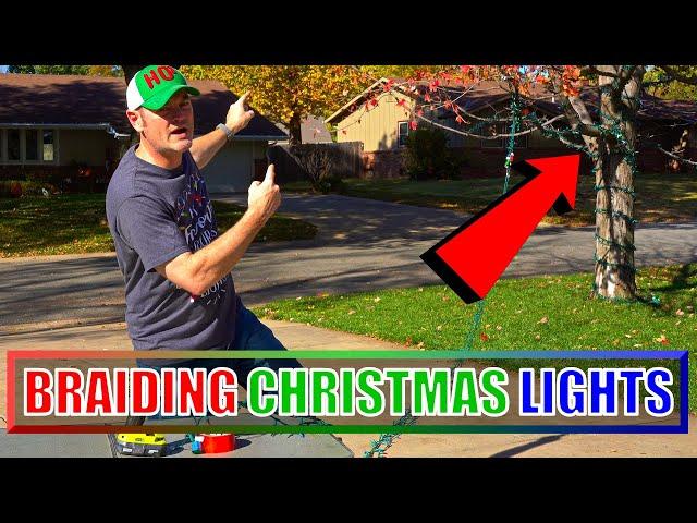 How To Braid Christmas Lights