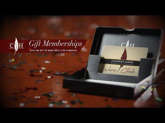 Cooper's Hawk Wine Club Gift Memberships