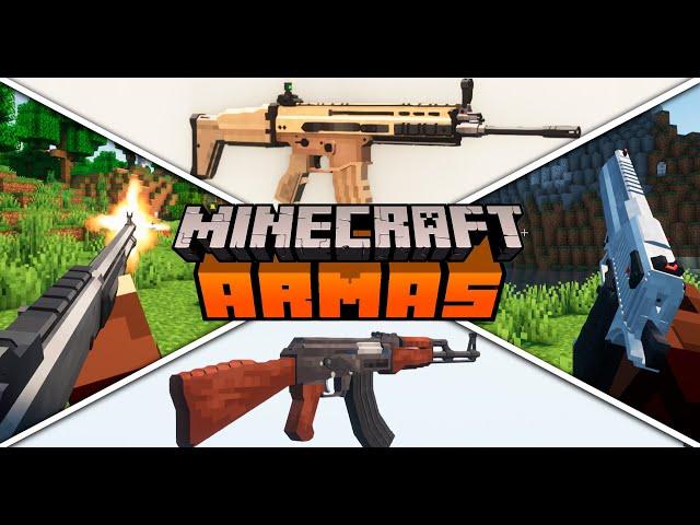 TOP 10 MELHORES MODS DE ARMAS PARA O MINECRAFT (2024)