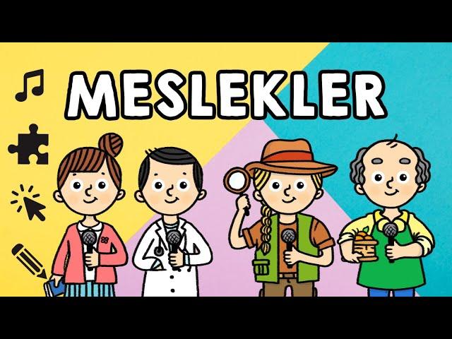 Meslekler Şarkısı, Meslek Bilmeceleri ve Etkinlikler