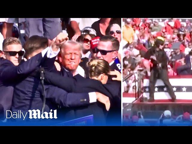 Donald Trump attempted assassination: All the footage in one place