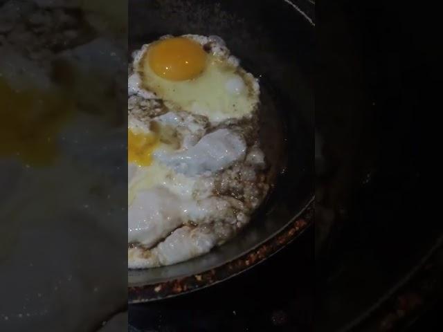Sounds of frying Eggs  | Звуки шипения яичницы глазуньи! | Cooking Show | Cooking Sounds | #shorts