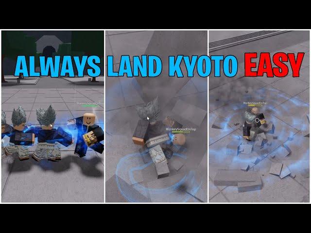 How To Always Land Kyoto Combo *EASY GUIDE* | Strongest Battlegrounds Roblox