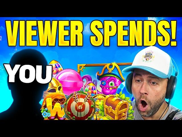 This LUCKY VIEWER spends MY BALANCE and got some CRAZY WINS!! (Bonus Buys)