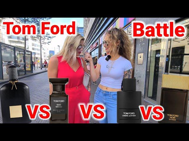 Women React to Tom Ford Noir Extreme, Black Orchid, Oud Wood & Ombre Leather  Fragrance Battle