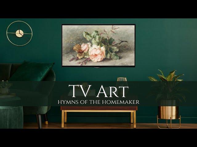 TV Art: 4K Floral Paintings with Classical Music by Debussy | 4 Hours of Background Art & Music