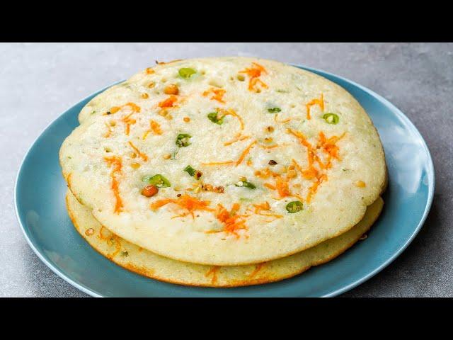 Suji Vegetable Nashta Recipe | 10 Min. Easy Suji Nashta | Quick Breakfast Recipe | Healthy Breakfast